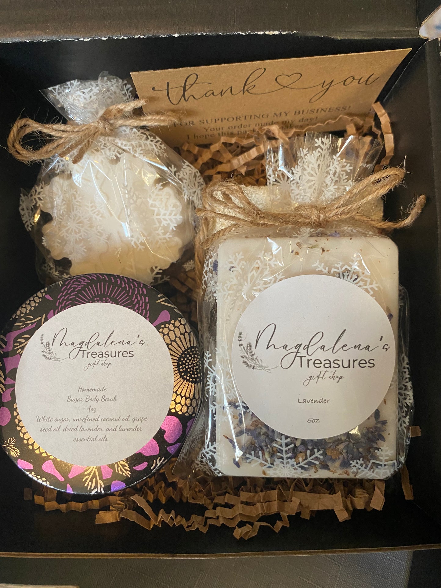 Lavender Sugar Scrub & Soap Gift Set