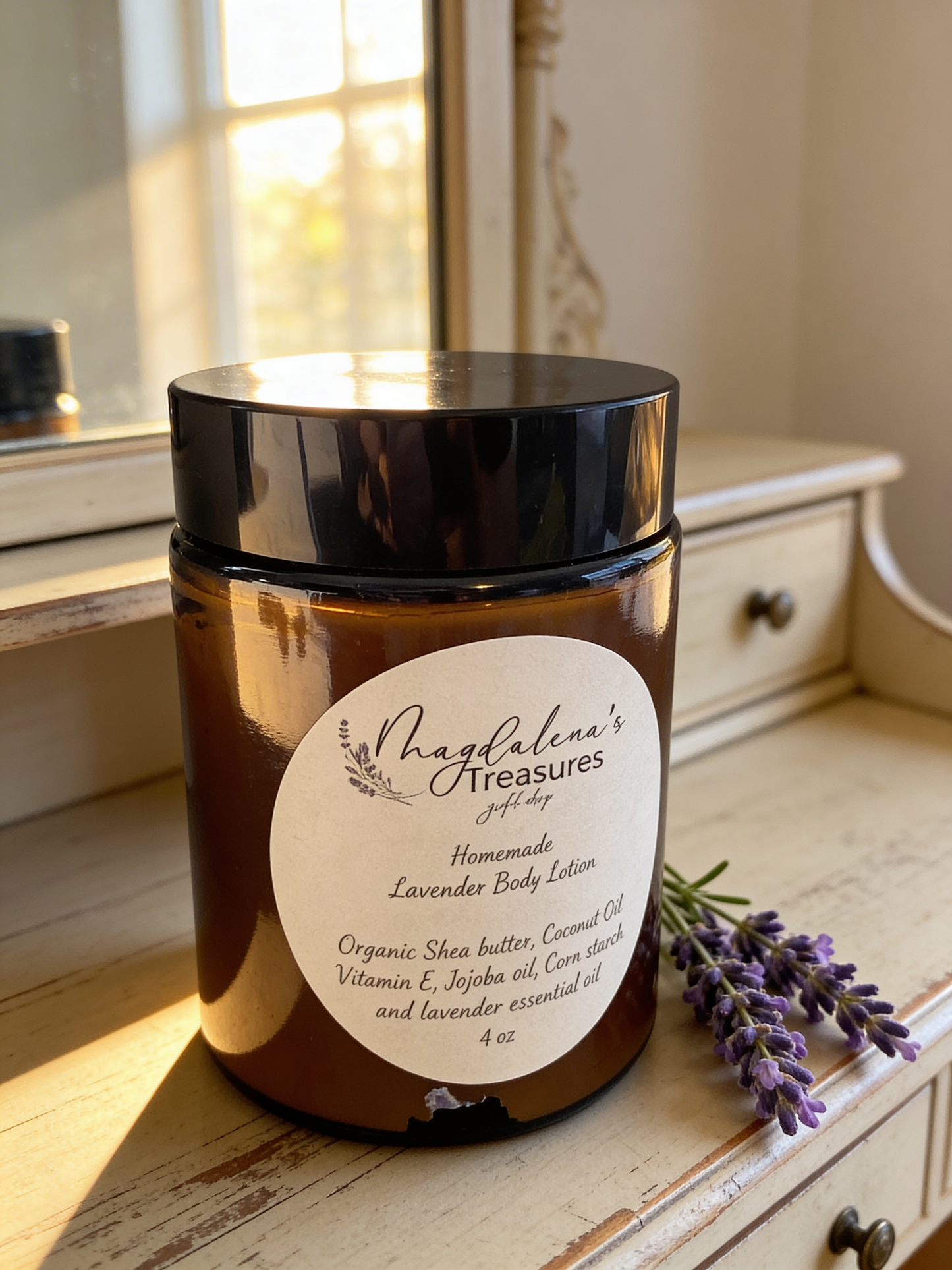 Homemade Lavender Body Lotion