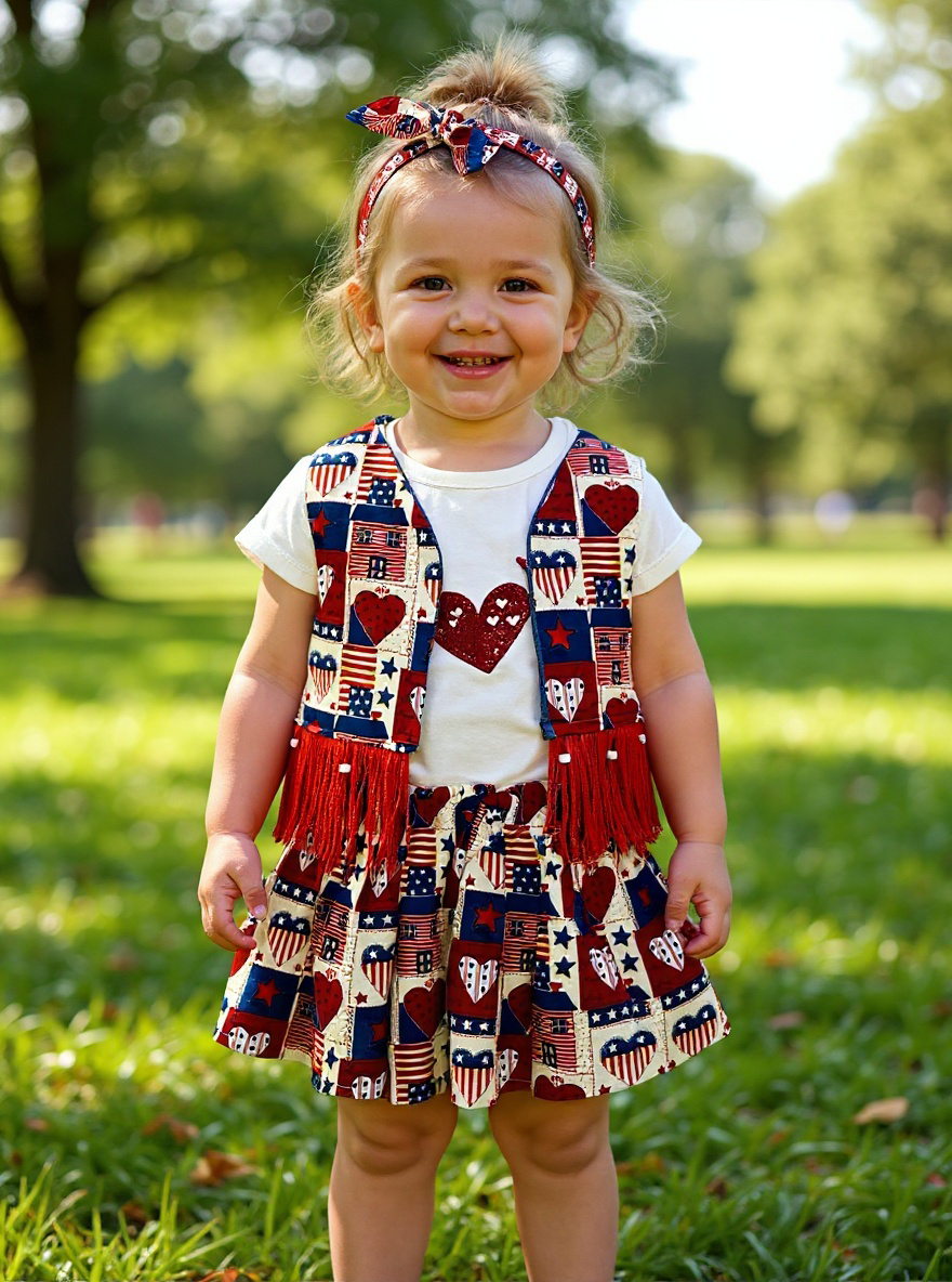 Handmade Giddy-Up Girls Western Outfit