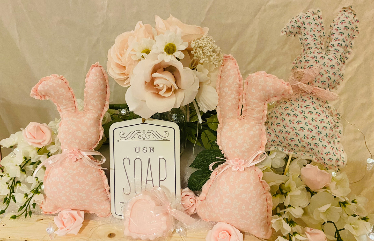 Stuffed HandSewn Bunnies