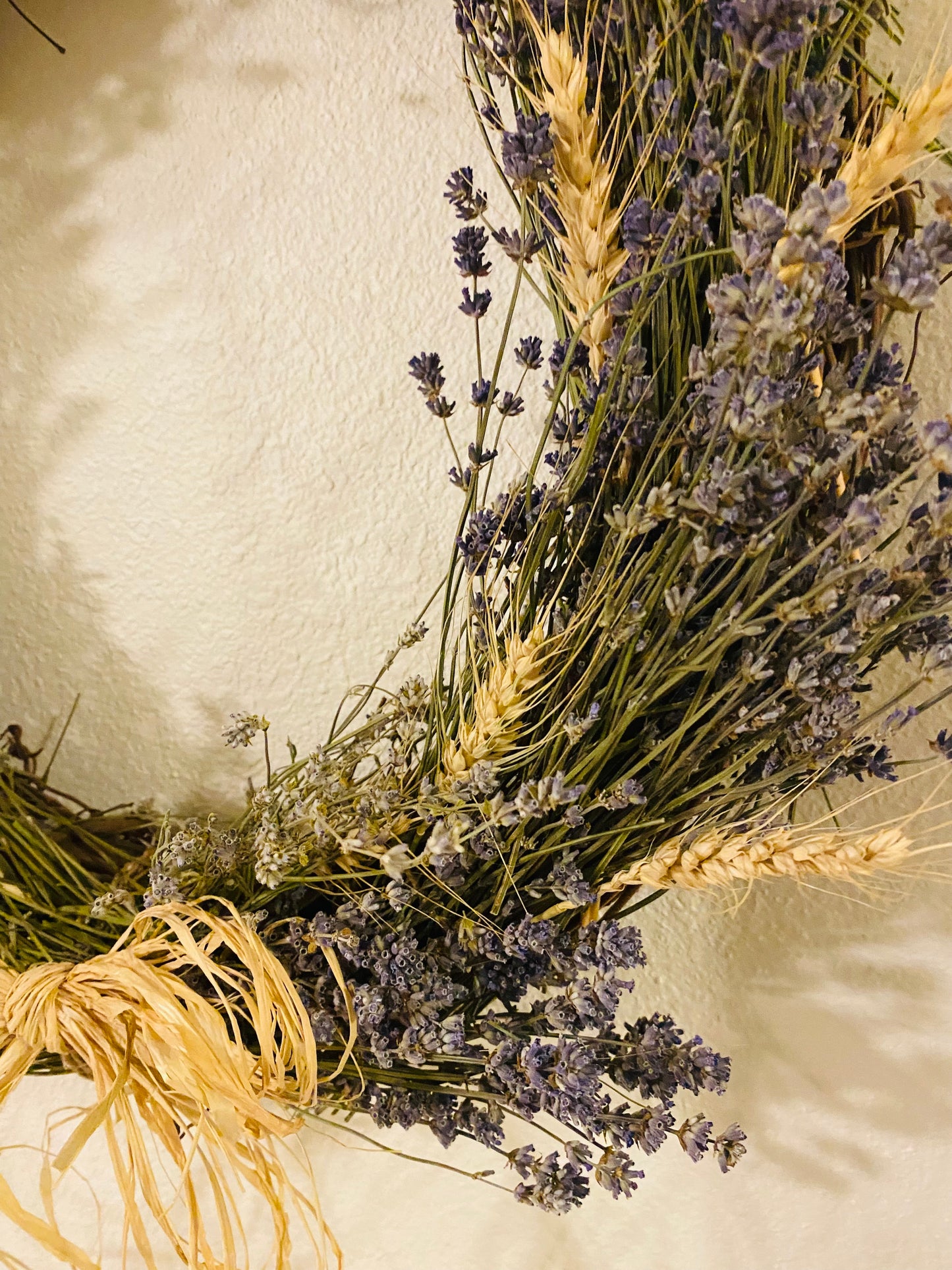 Dried Lavender & Wheat Wreaths