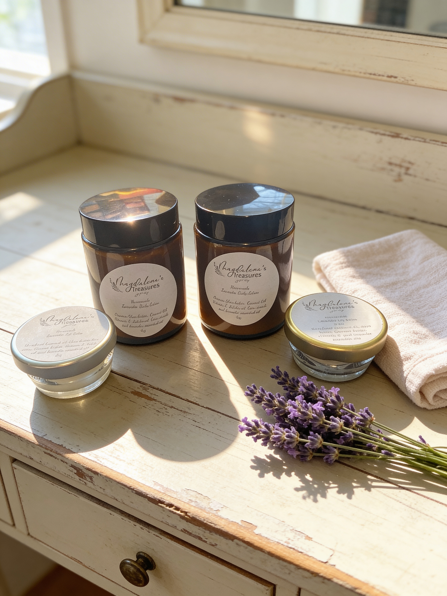 Homemade Lavender Body Lotion