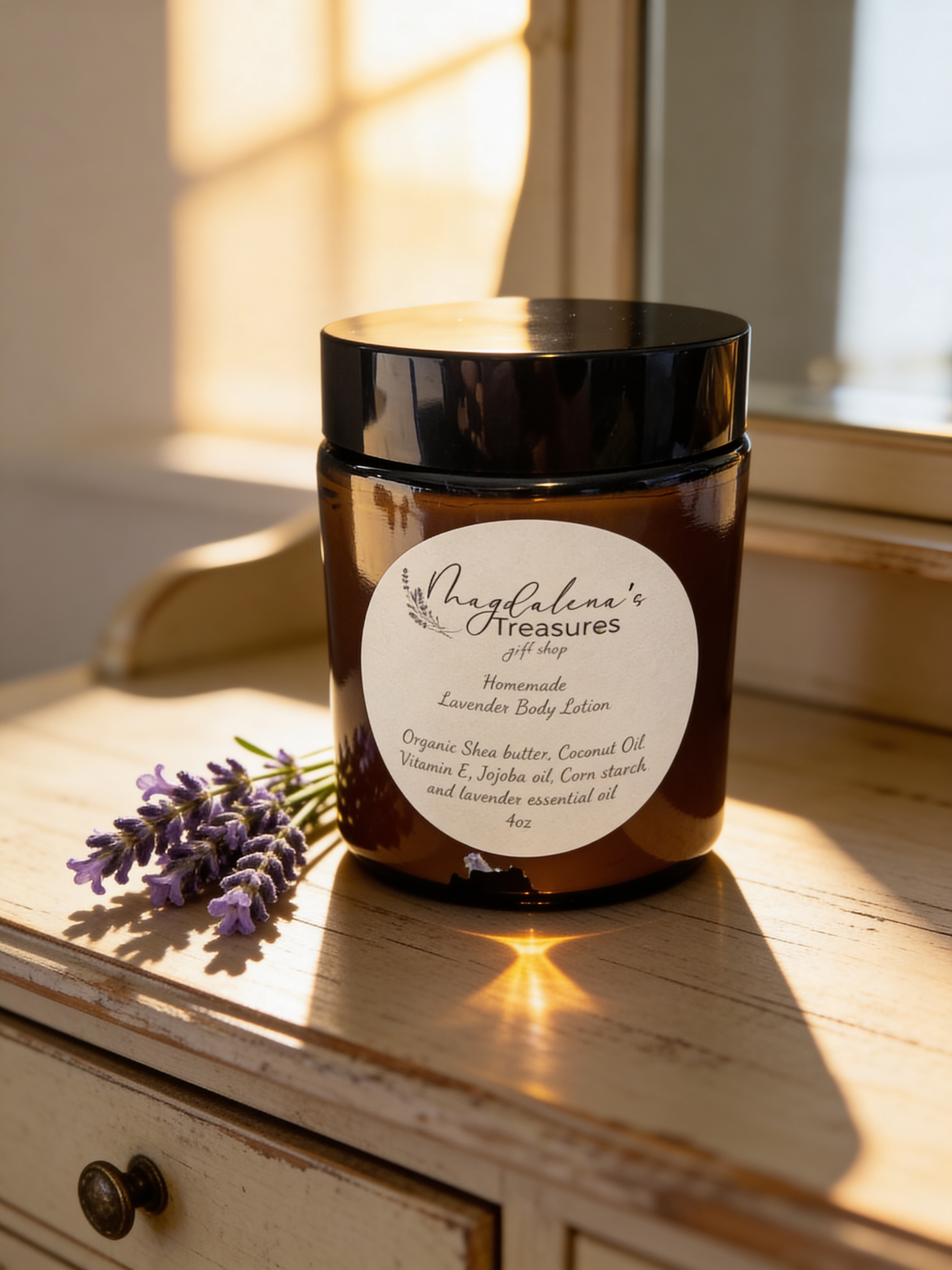 Homemade Lavender Body Lotion