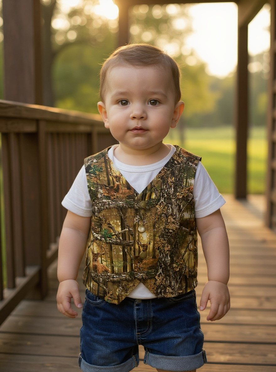 Handmade Giddy-Up Western Boys Vest