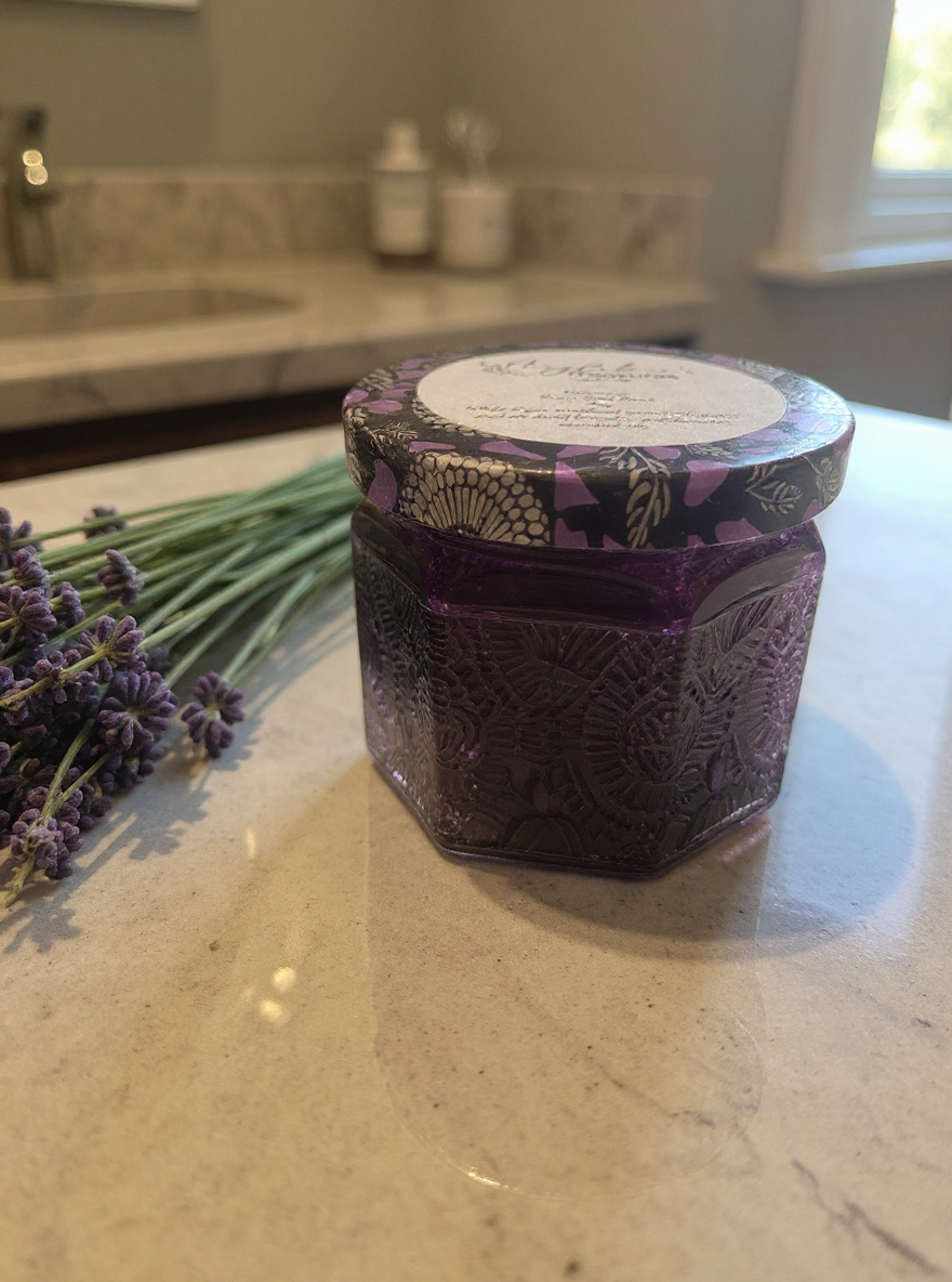 Homemade Lavender Sugar Scrub