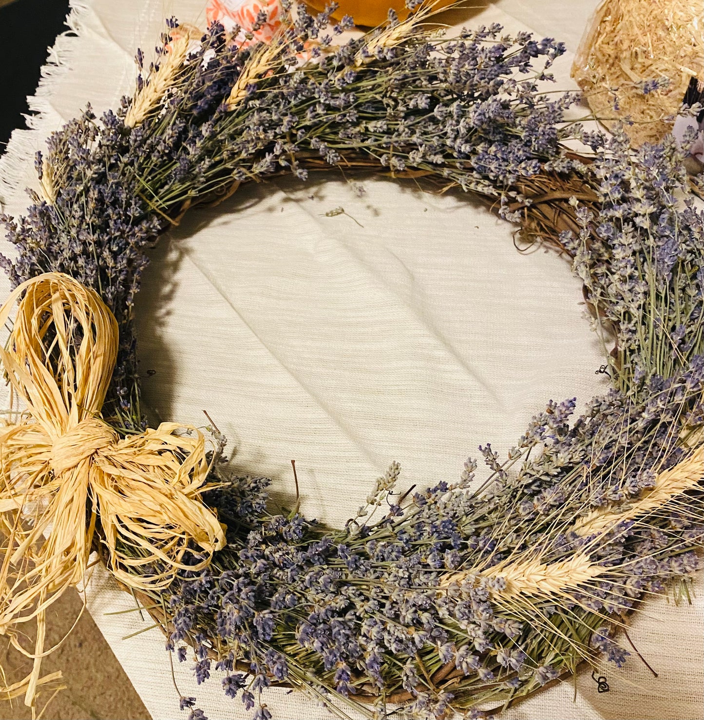 Dried Lavender & Wheat Wreaths