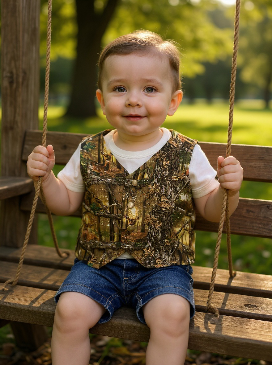 Handmade Giddy-Up Western Boys Vest
