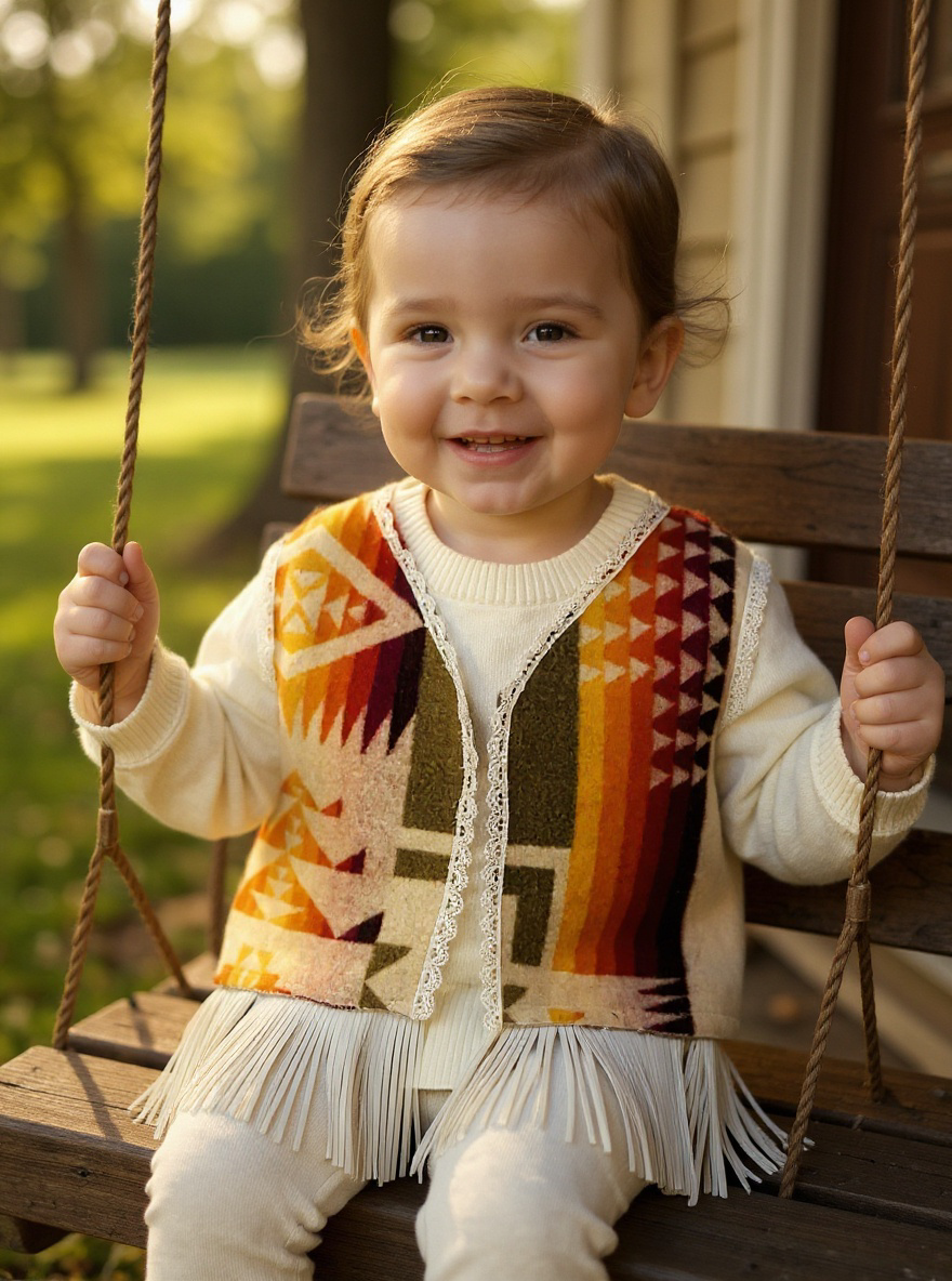 Getty Up Baby Wool Vest