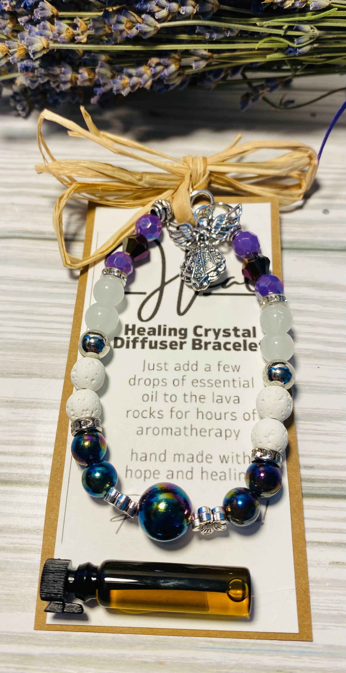 Crystal Diffuser Bracelet