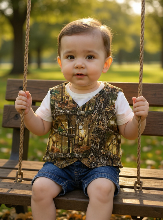 Handmade Giddy-Up Western Boys Vest