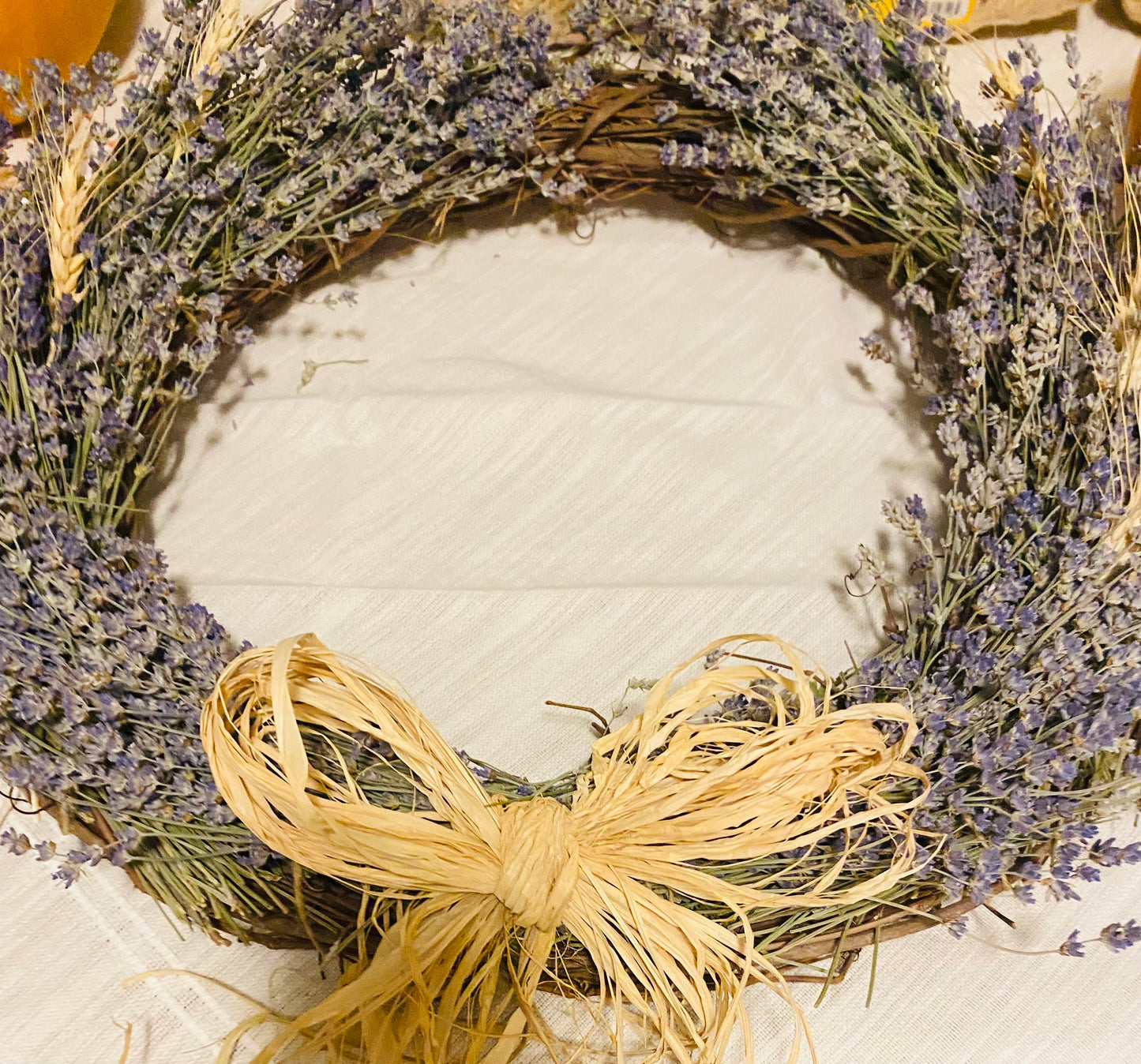 Dried Lavender & Wheat Wreaths