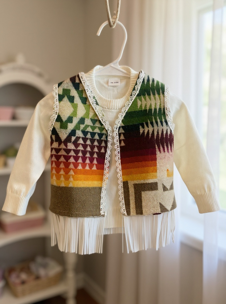 Getty Up Baby Wool Vest