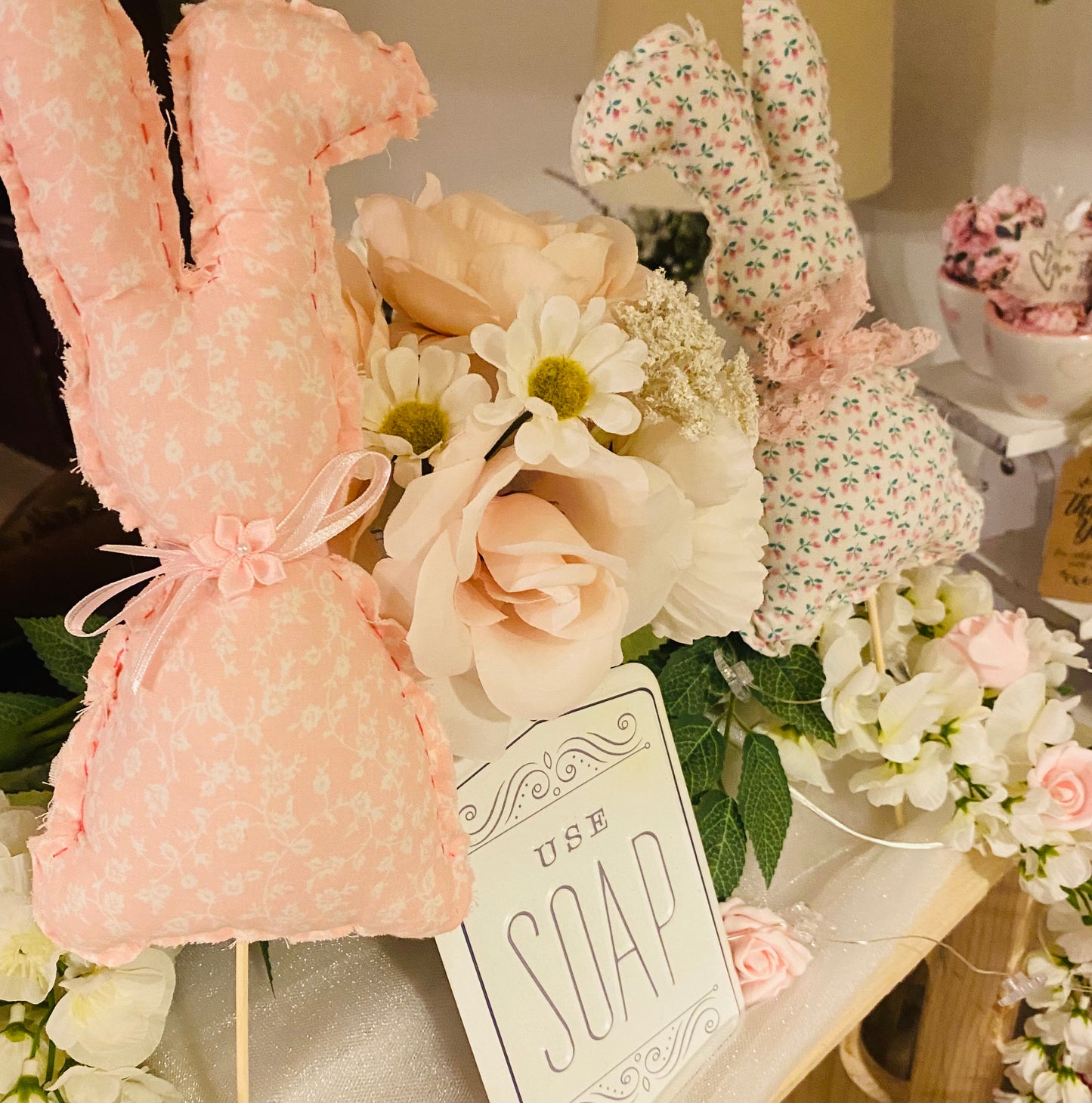 Stuffed HandSewn Bunnies