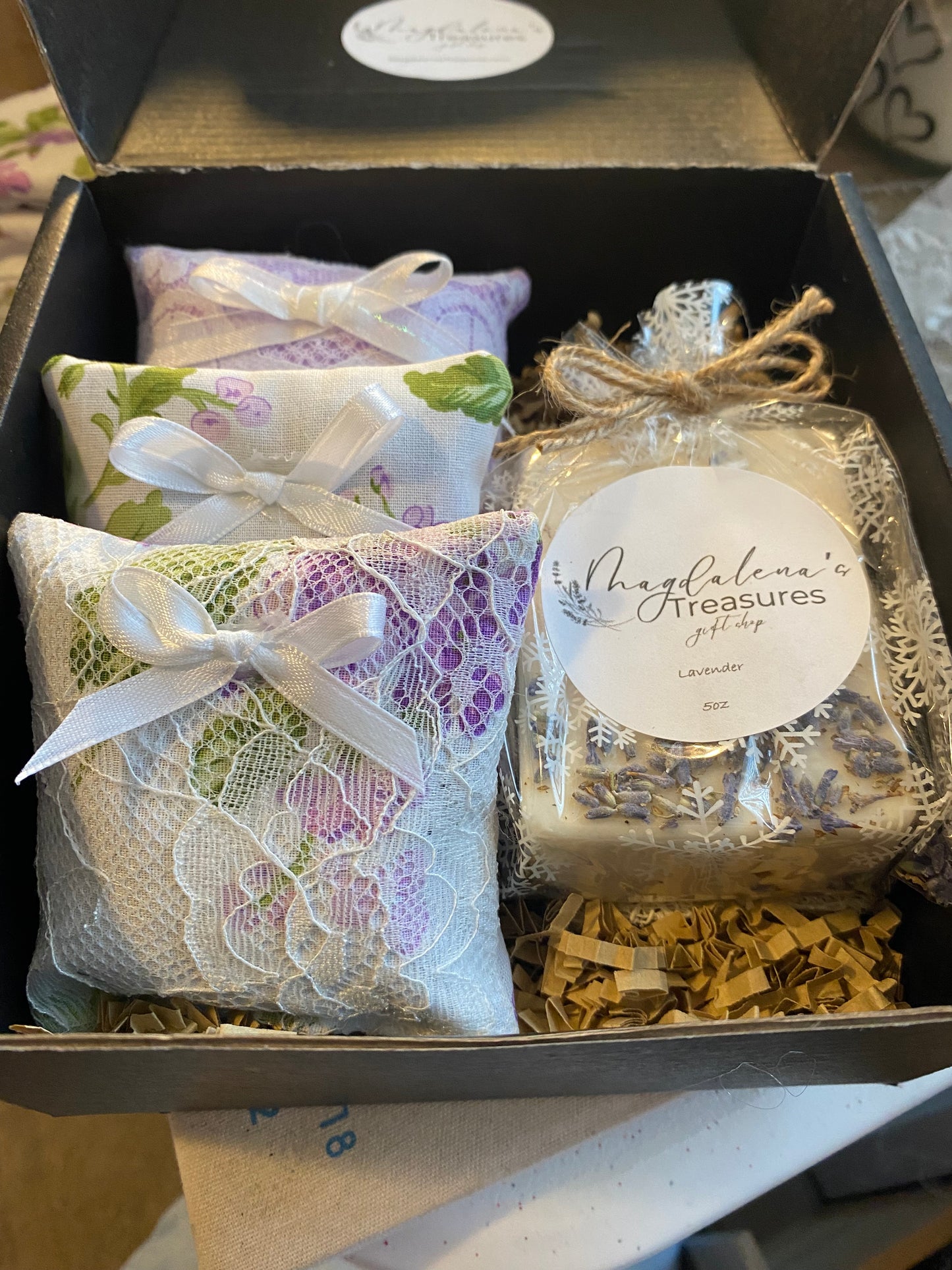 Lavender Sash & Soap Gift Set