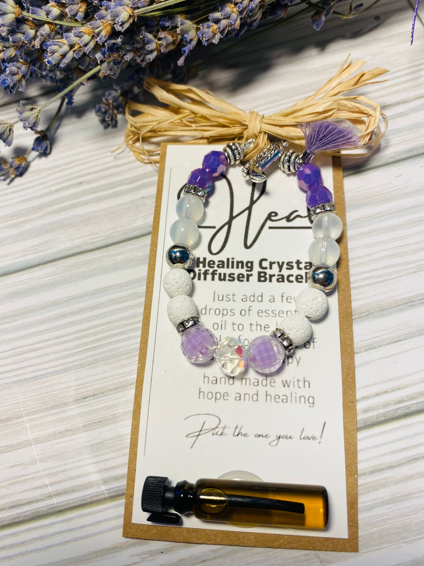 Crystal Diffuser Bracelet