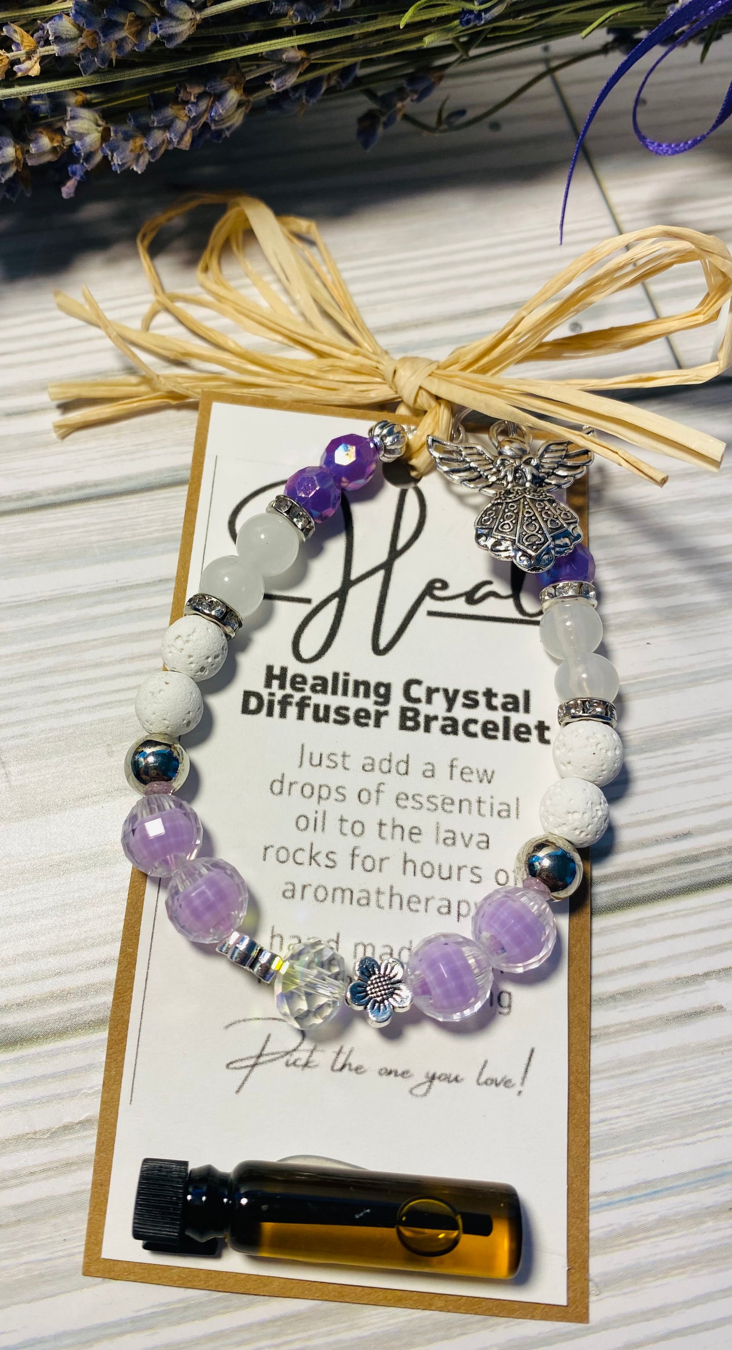 Crystal Diffuser Bracelet