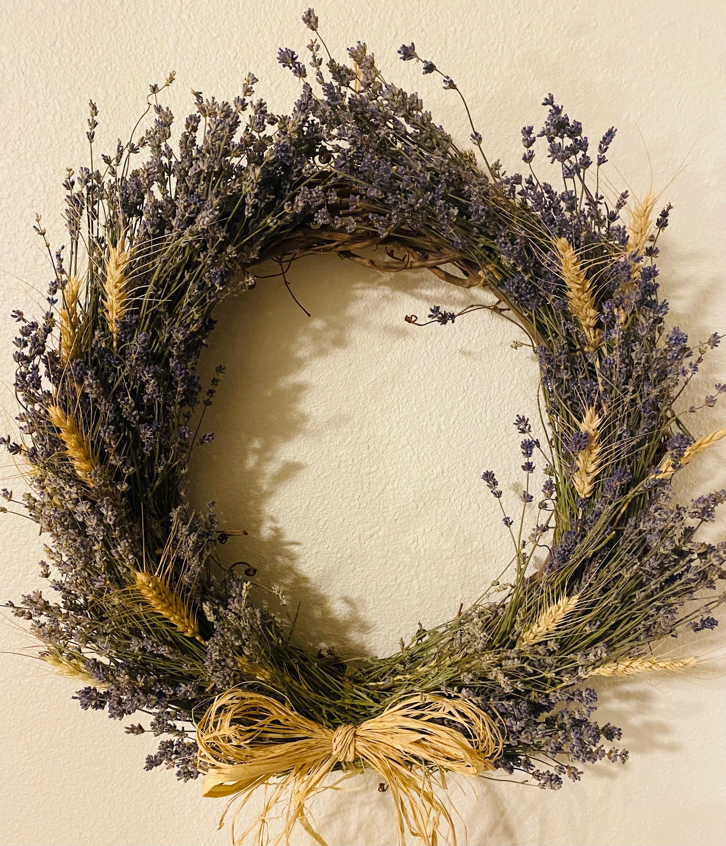 Dried Lavender & Wheat Wreaths