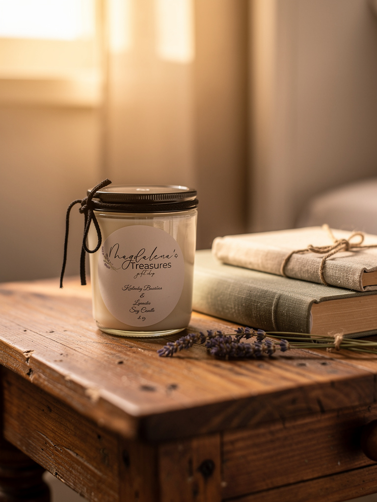 Kentucky Bourbon & Lavender Soy Candle