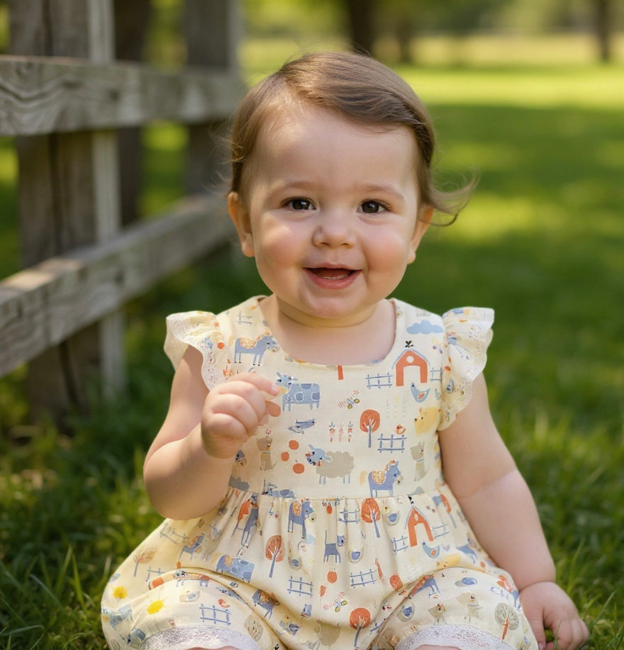 Farm Baby Girl Dress