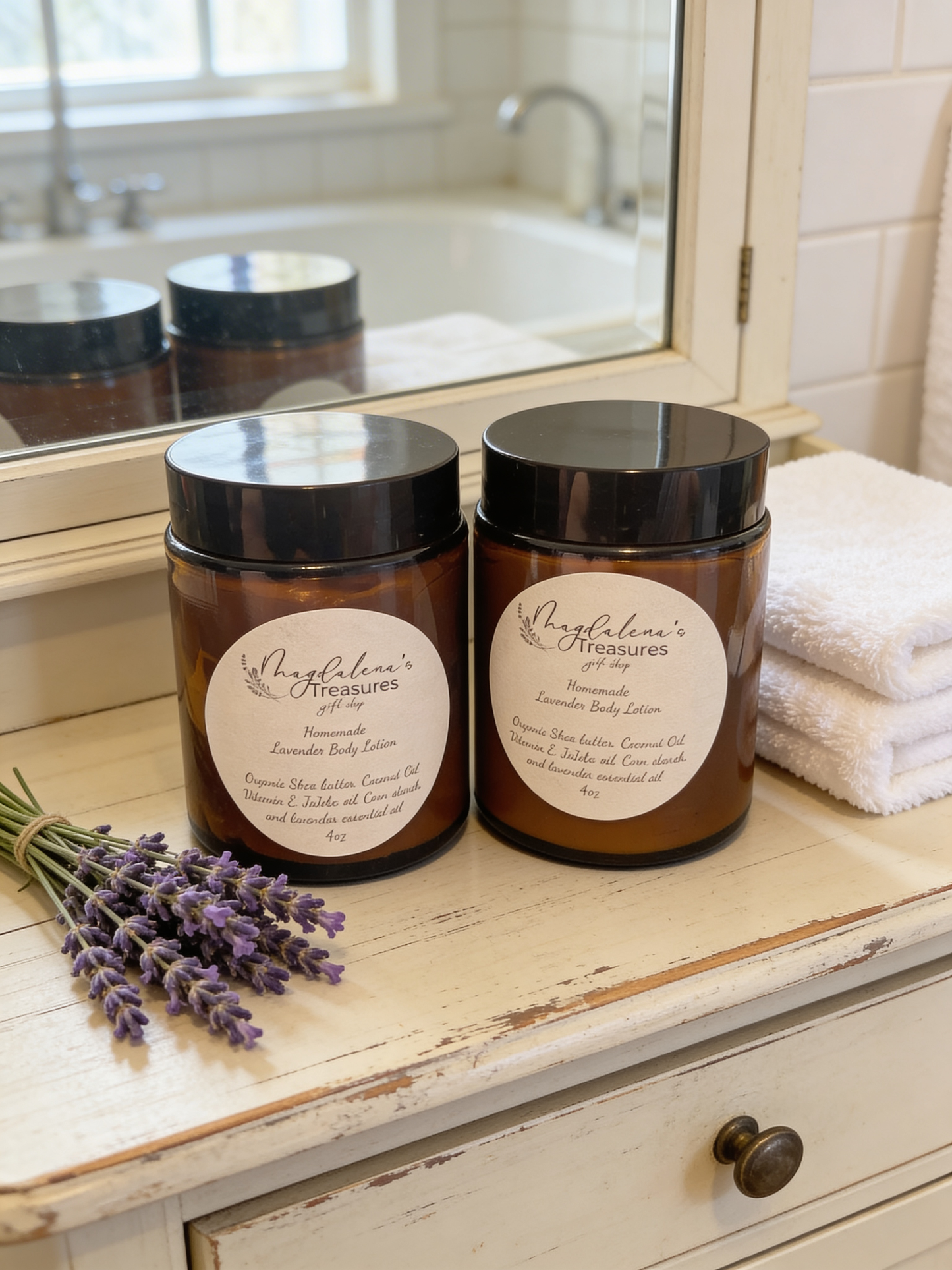 Homemade Lavender Body Lotion