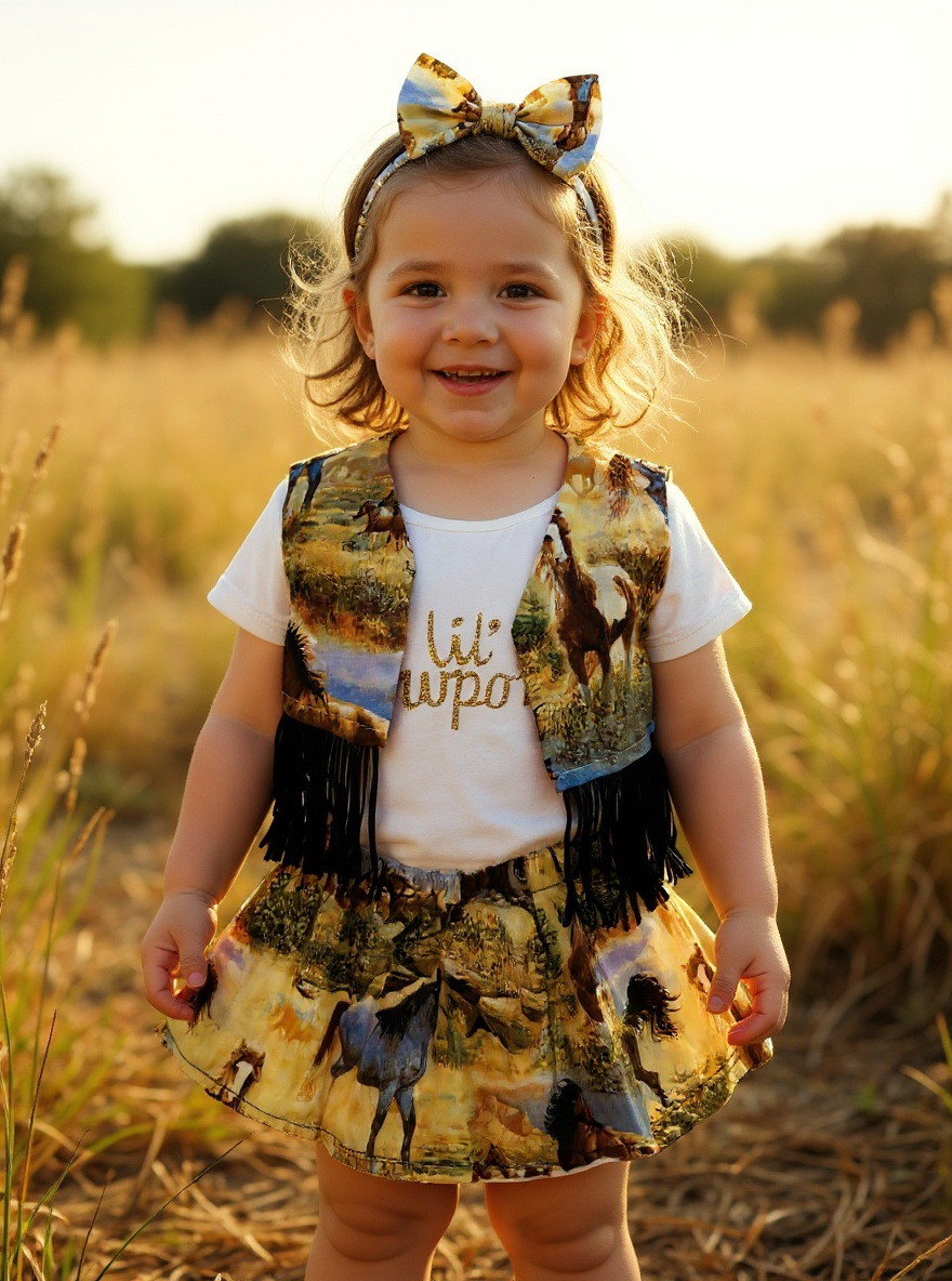 Handmade Giddy Up Western Outfit