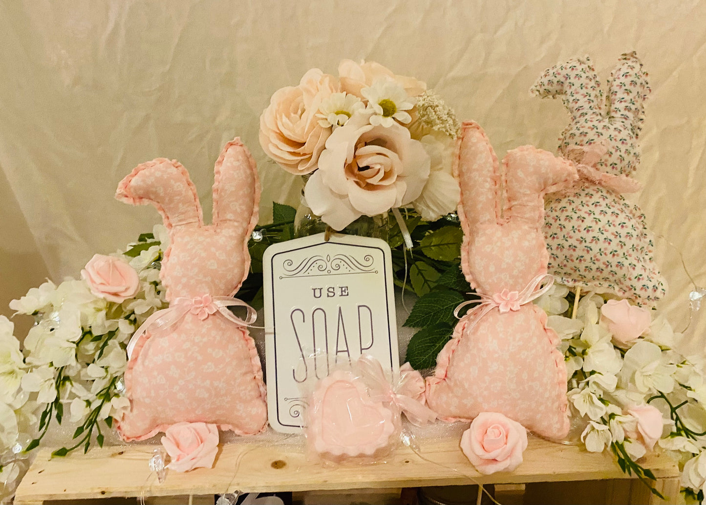 Stuffed HandSewn Bunnies