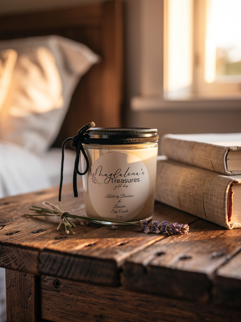 Kentucky Bourbon & Lavender Soy Candle