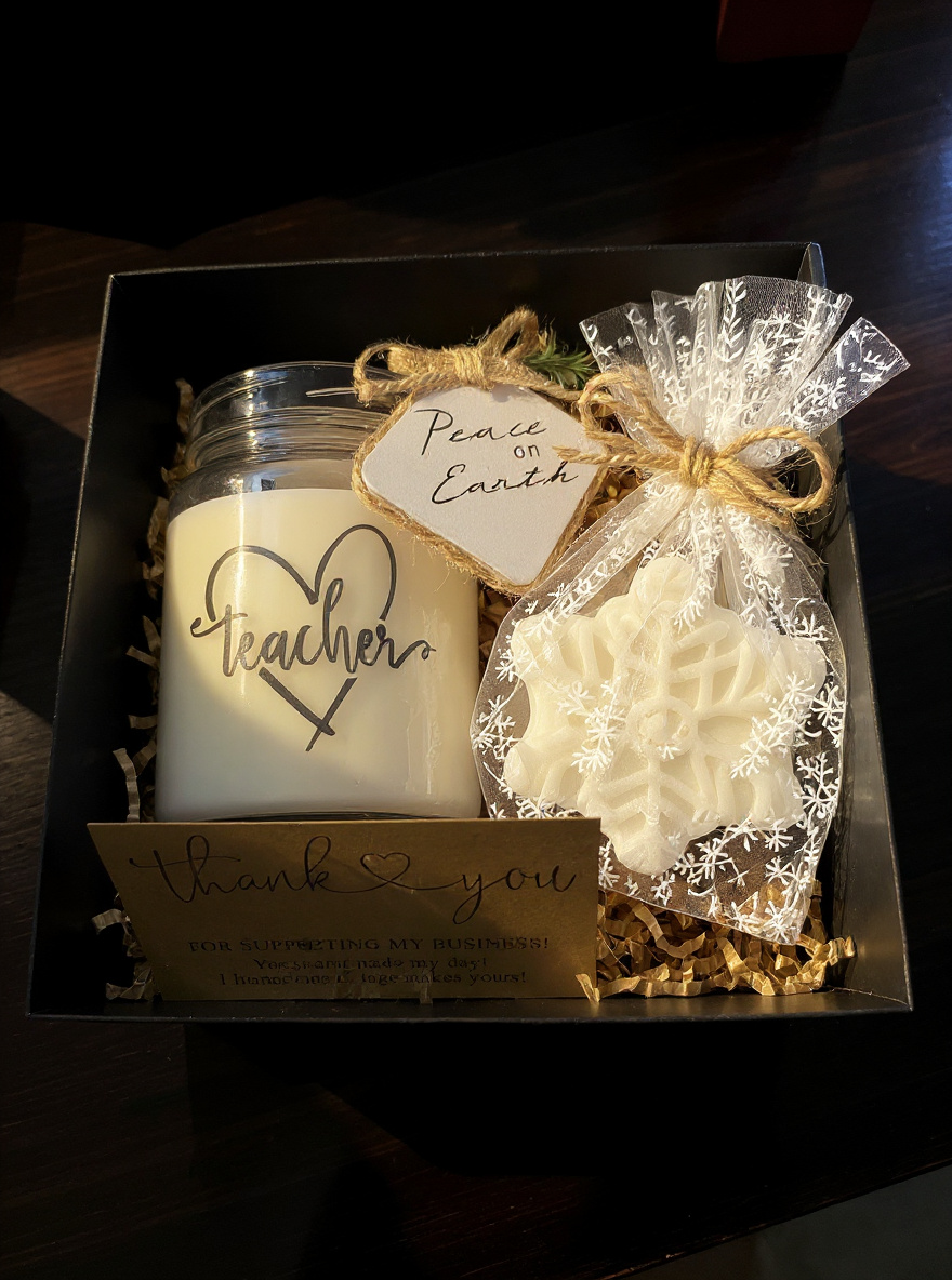 Teacher Candle & Soap Gift Set
