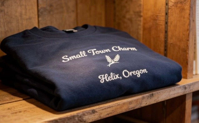 Crew Sweatshirts with Helix Design