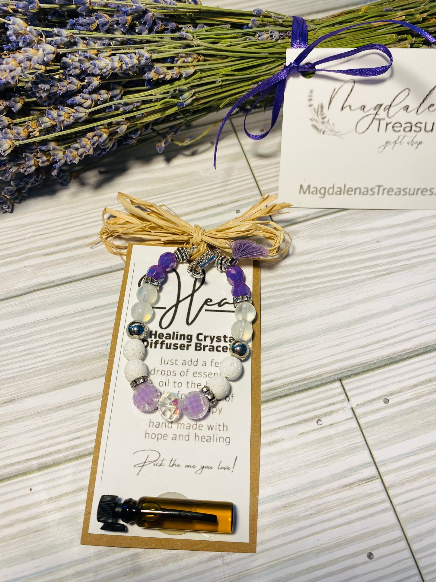 Crystal Diffuser Bracelet