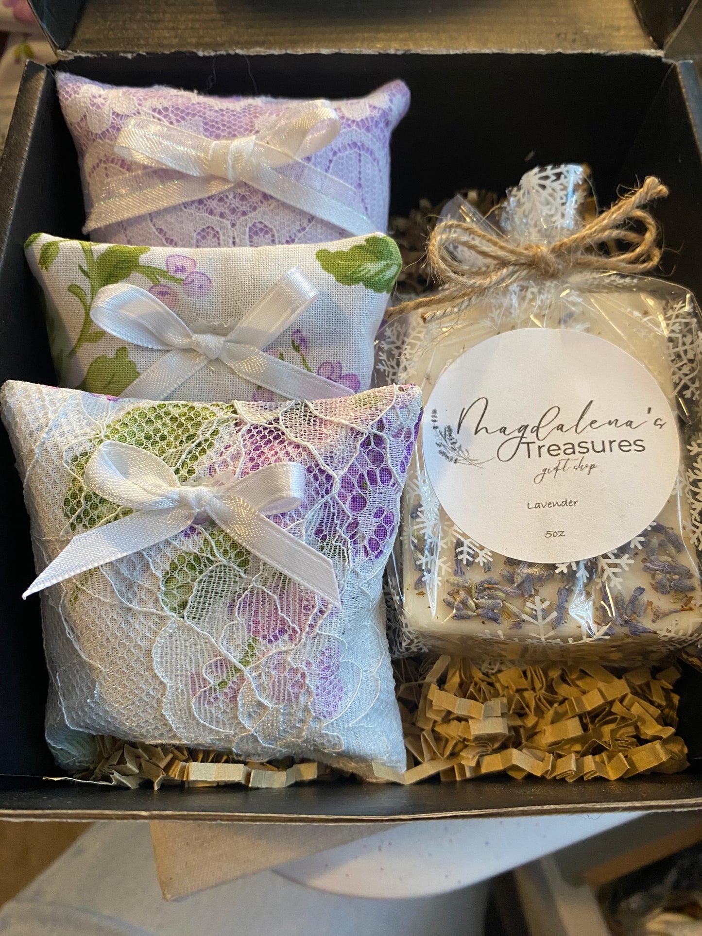 Lavender Sash & Soap Gift Set