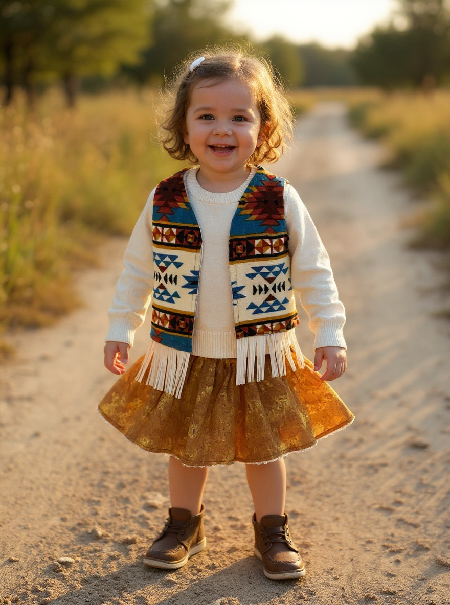 Handmade Giddy-Up Girls Western Outfit