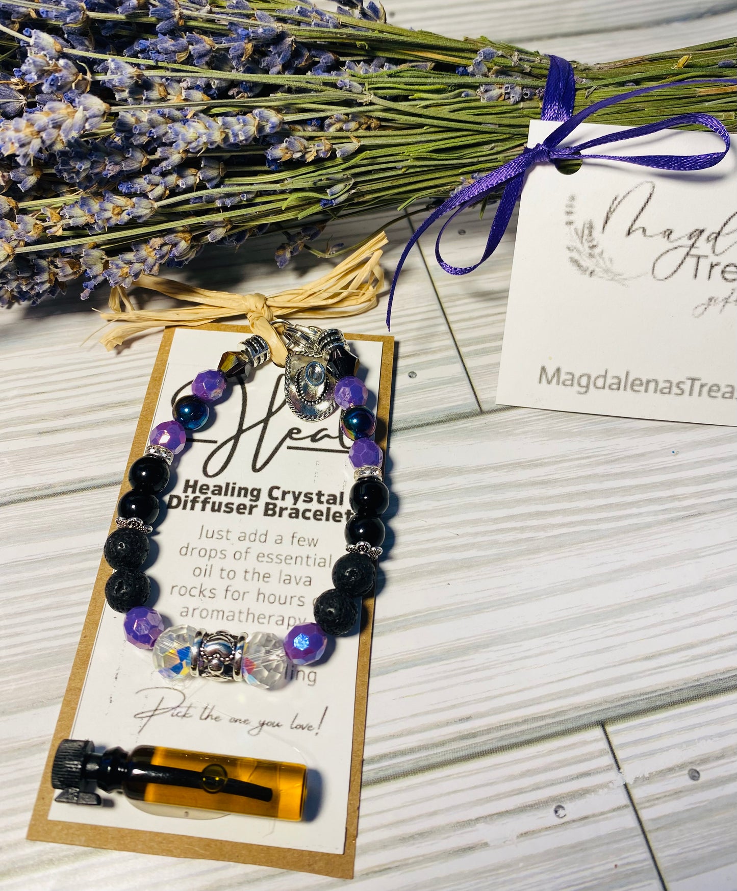 Crystal Diffuser Bracelet