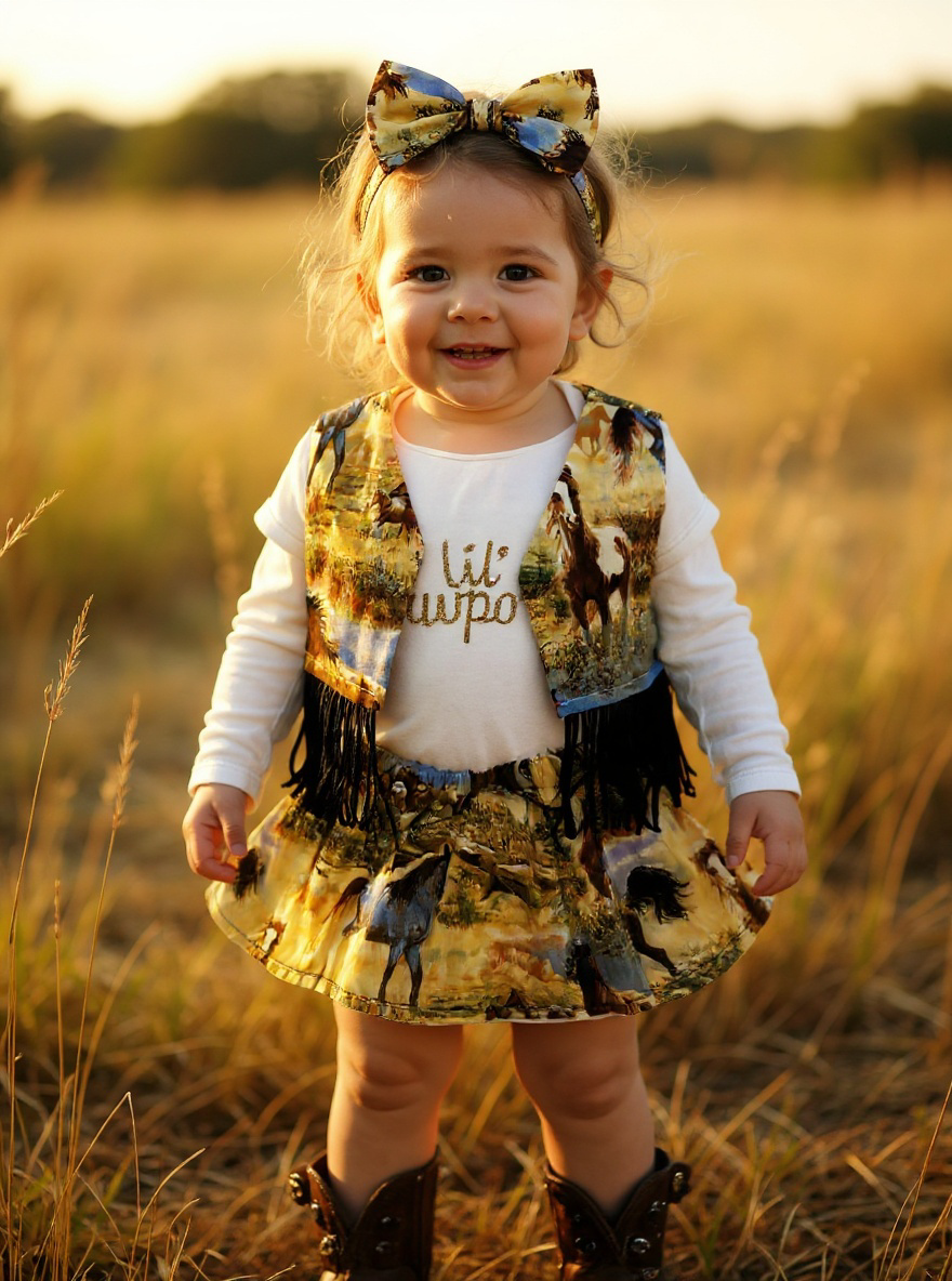 Handmade Giddy Up Western Outfit