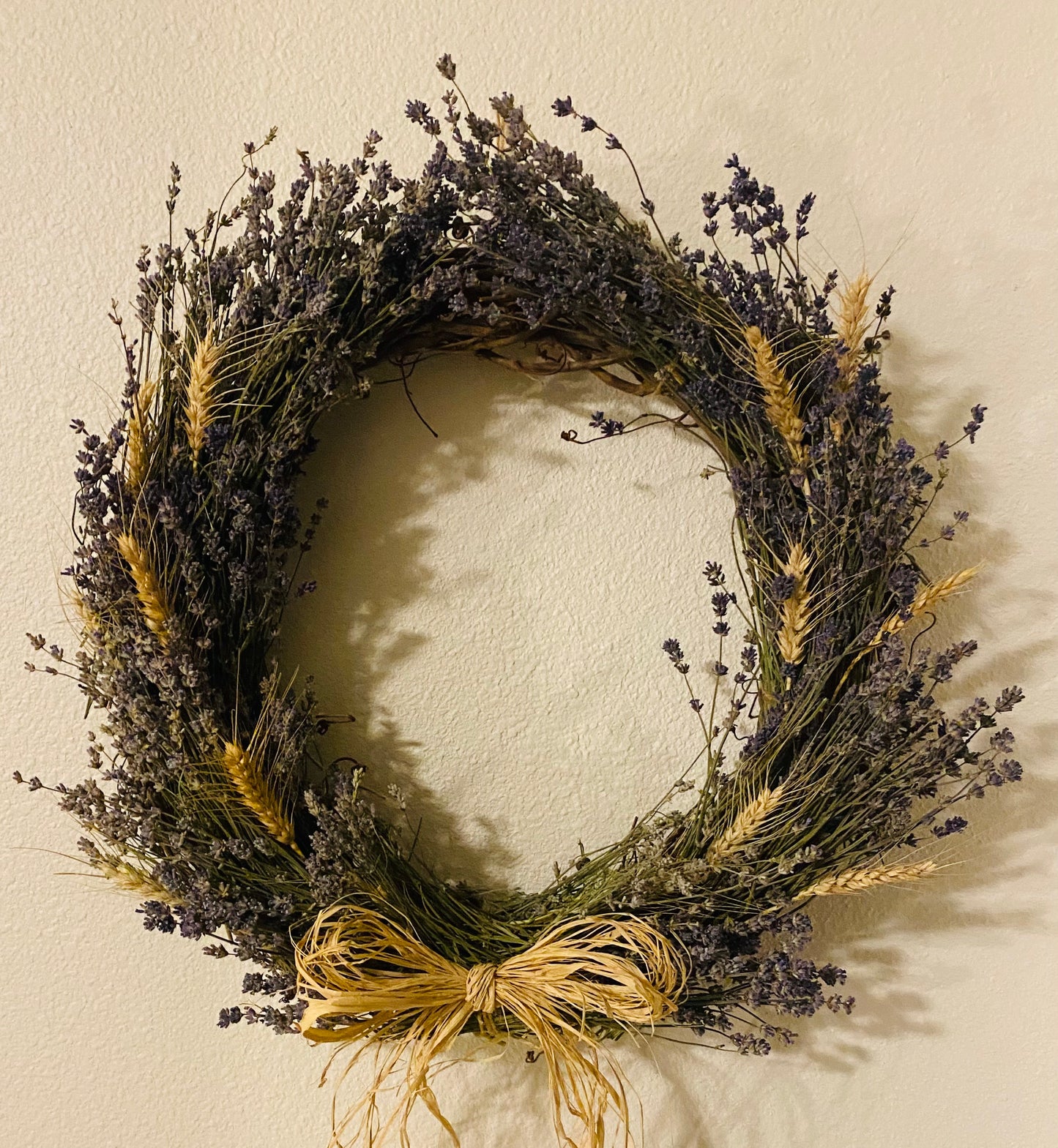 Dried Lavender & Wheat Wreaths