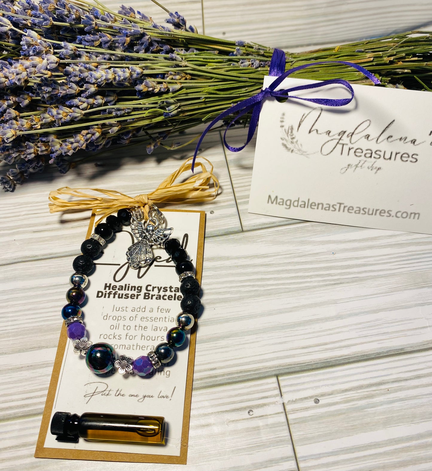 Crystal Diffuser Bracelet