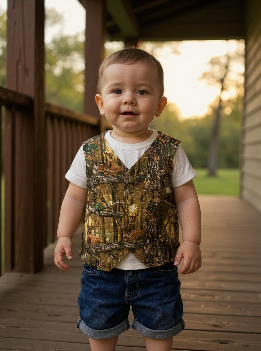 Handmade Giddy-Up Western Boys Vest
