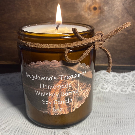 Whiskey Barrel Soy Candle