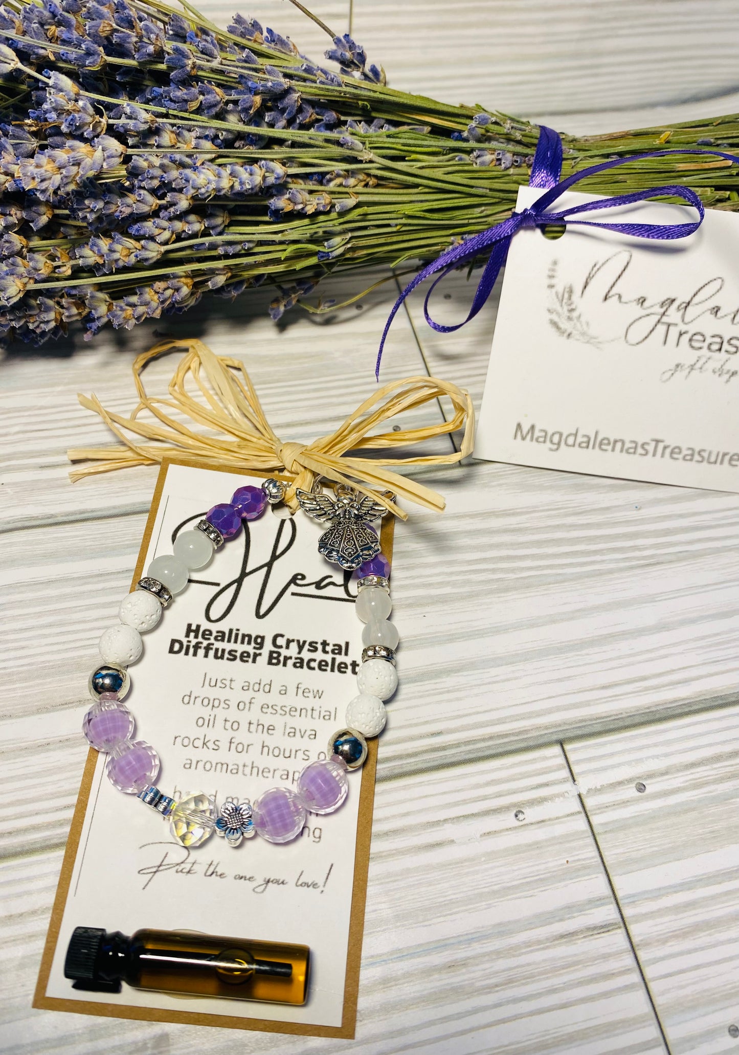 Crystal Diffuser Bracelet