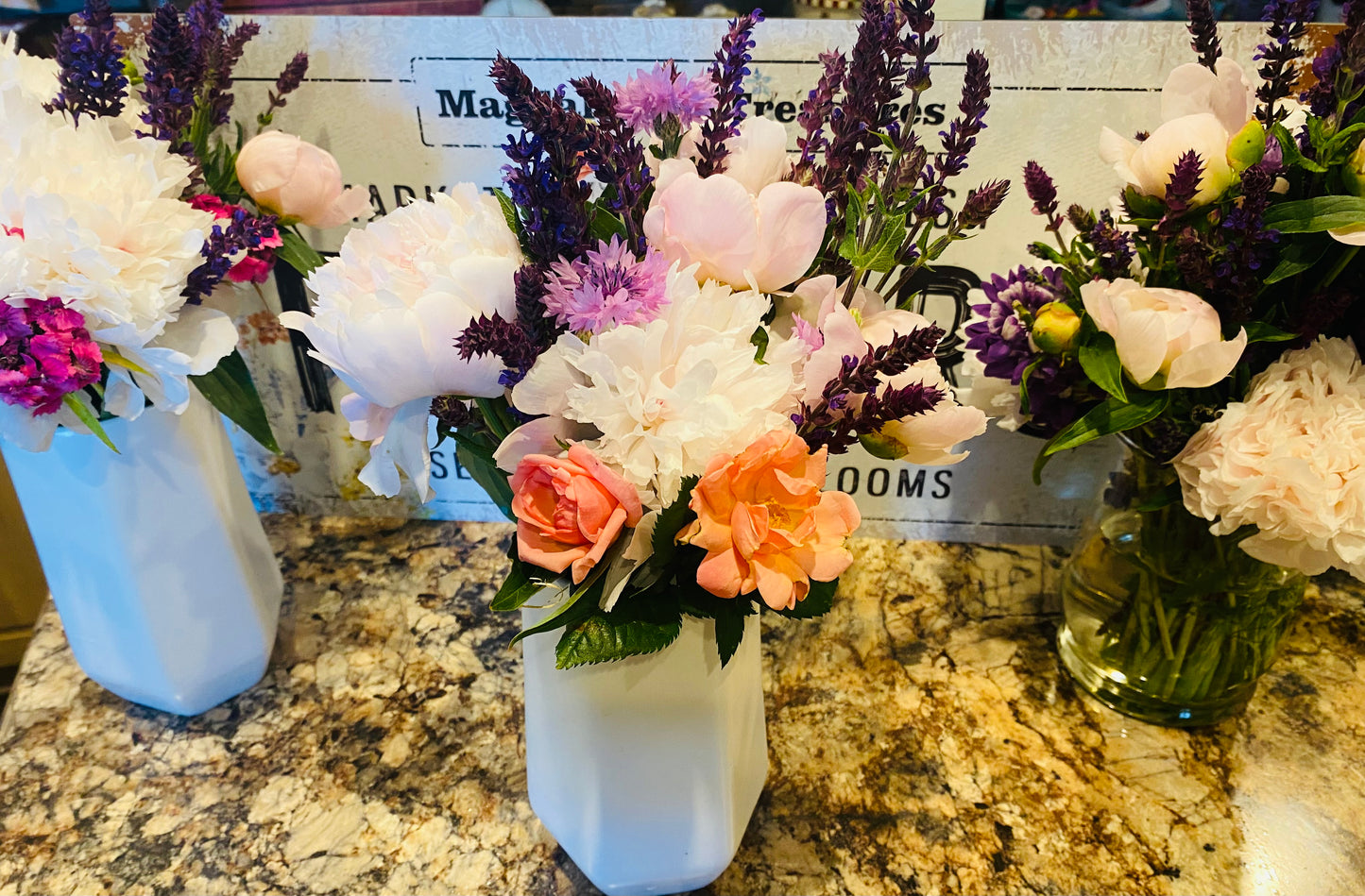 Fresh Cut Seasonal Flower Bouquets $25