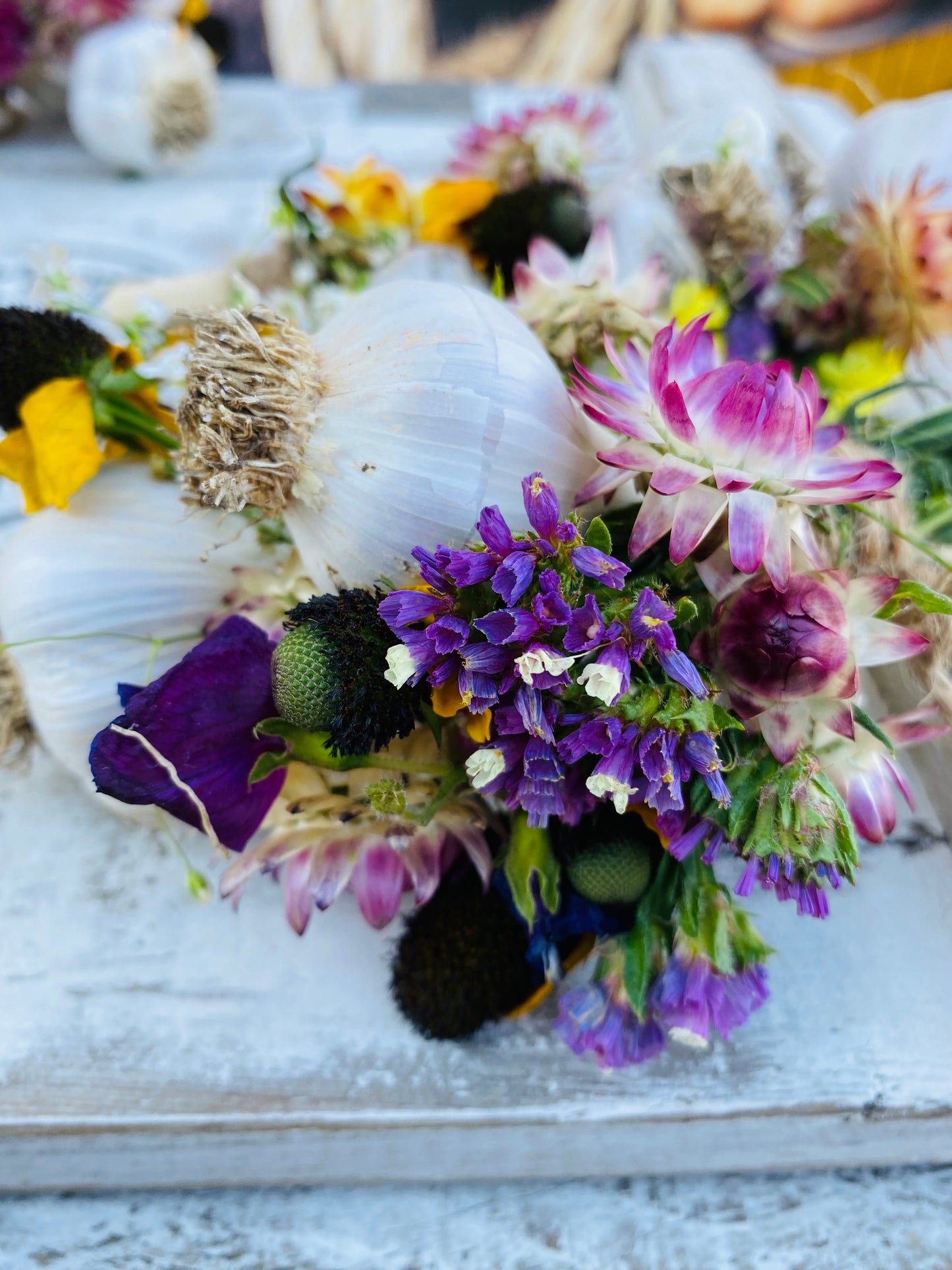 Garlic & Flower Bouquets