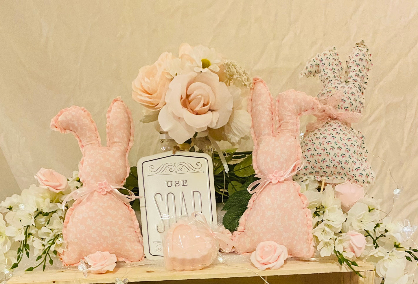 Stuffed HandSewn Bunnies