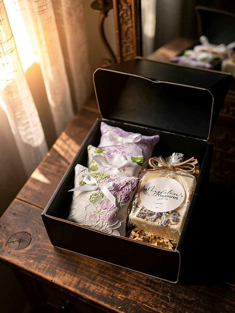 Lavender Sash & Soap Gift Set