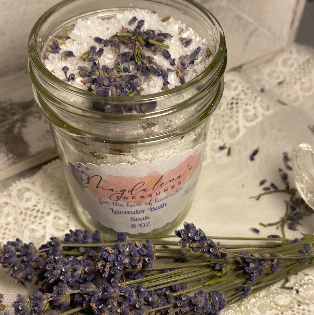 8 oz Lavender Bath Soak